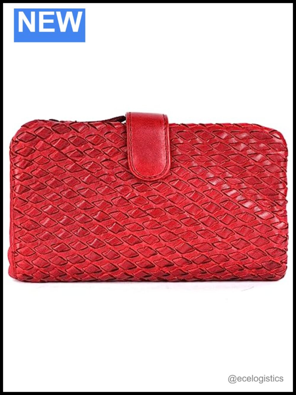 Genuine Leather Wallets for Women, Small Zip Around Wallet with 17 Card Slots